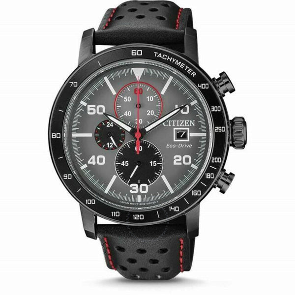Citizen Chronograph Eco-Drive Grey Dial Men's Watch CA0645-15H - The Watches Men & Co