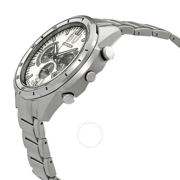 Citizen Chronograph Eco-Drive White Dial Men's Watch CA4120-50A - The Watches Men & Co #2