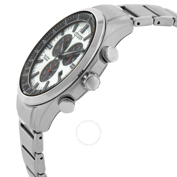 Citizen Chronograph GMT Eco-Drive White Dial Men's Watch AT2530-85A - The Watches Men & Co #2