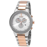 Citizen Chronograph GMT White Dial Two-Tone Men's Watch AT2244-84A - The Watches Men & Co