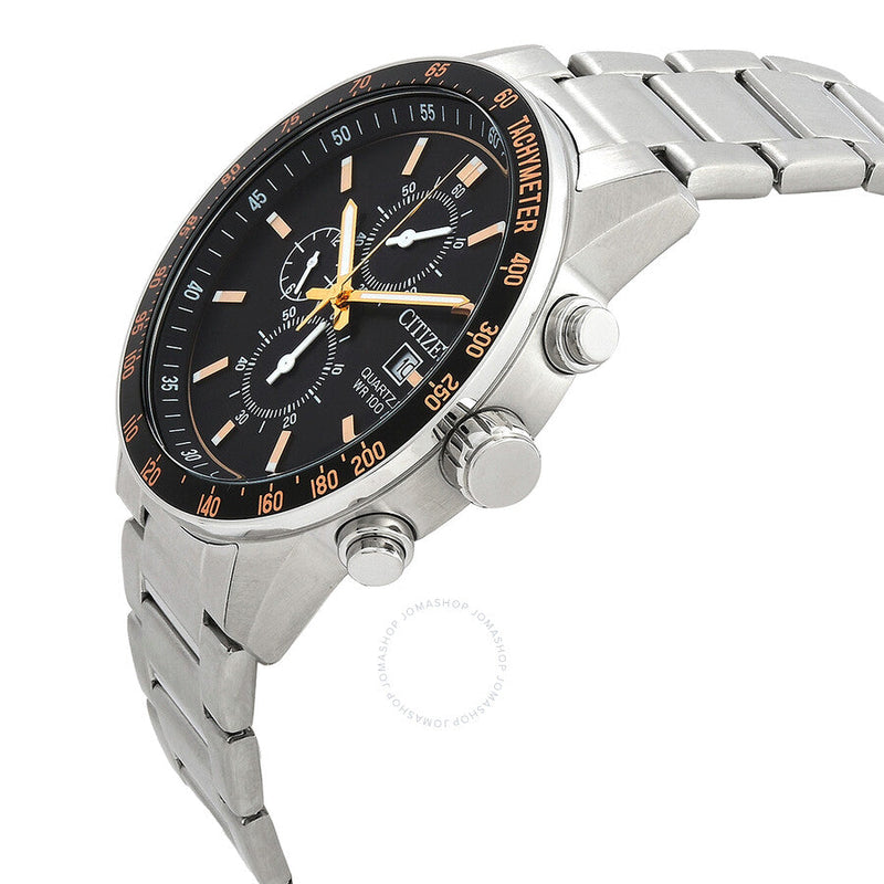 Citizen Chronograph Quartz Black Dial Men's Watch AN3681-57E - The Watches Men & Co #2