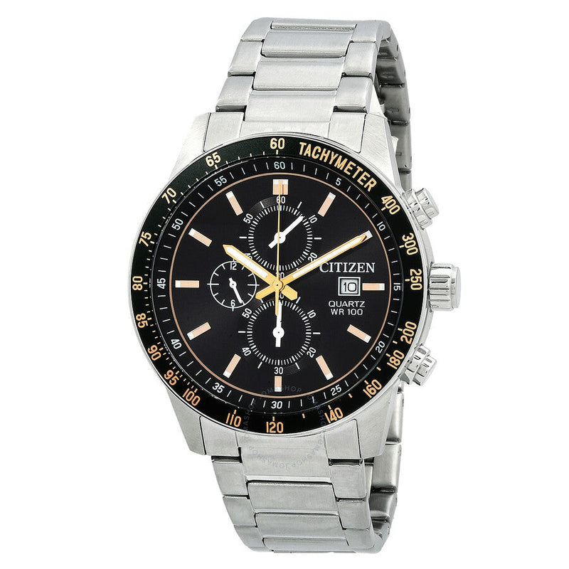 Citizen Chronograph Quartz Black Dial Men's Watch AN3681-57E - The Watches Men & Co
