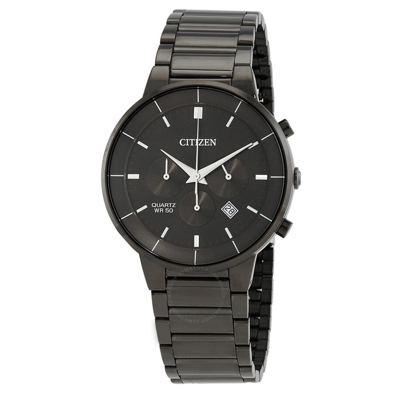 Citizen Chronograph Quartz Black Dial Men's Watch AN8227-53H - The Watches Men & Co