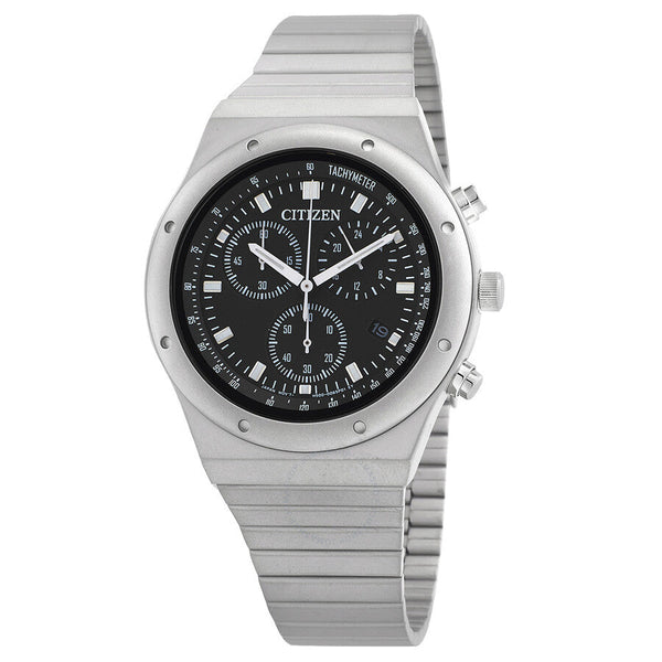 Citizen Chronograph Quartz Black Dial Men's Watch AT2540-57E - The Watches Men & Co