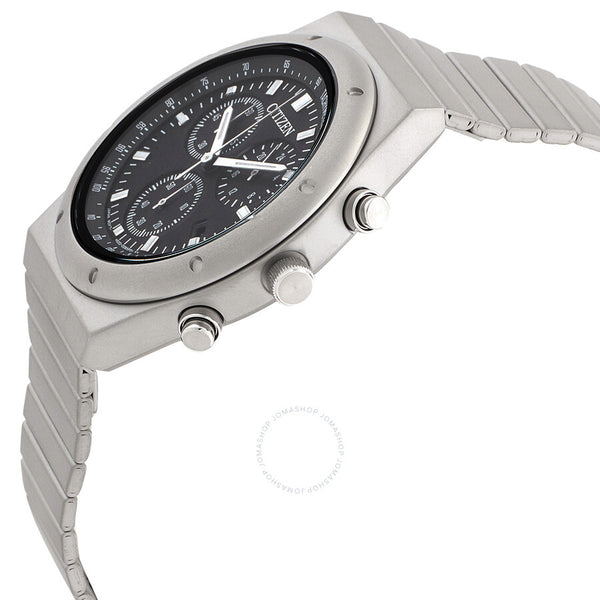 Citizen Chronograph Quartz Black Dial Men's Watch AT2540-57E - The Watches Men & Co #2