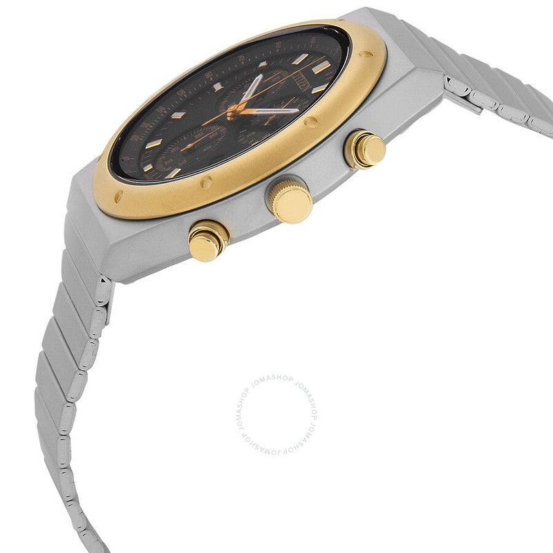 Citizen Chronograph Quartz Black Dial Men's Watch AT2544-64E - The Watches Men & Co #2