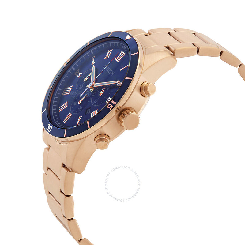 Citizen Chronograph Quartz Blue Dial Men's Watch AN8169-58L - The Watches Men & Co #2