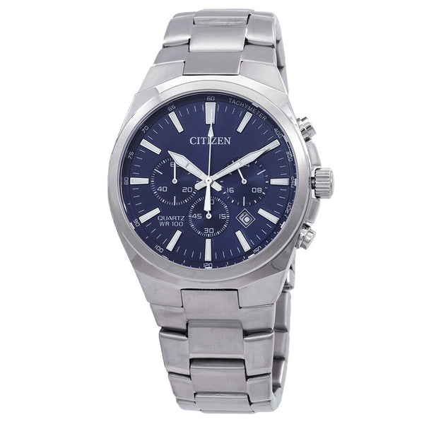 Citizen Chronograph Quartz Blue Dial Men's Watch AN8170-59L - The Watches Men & Co
