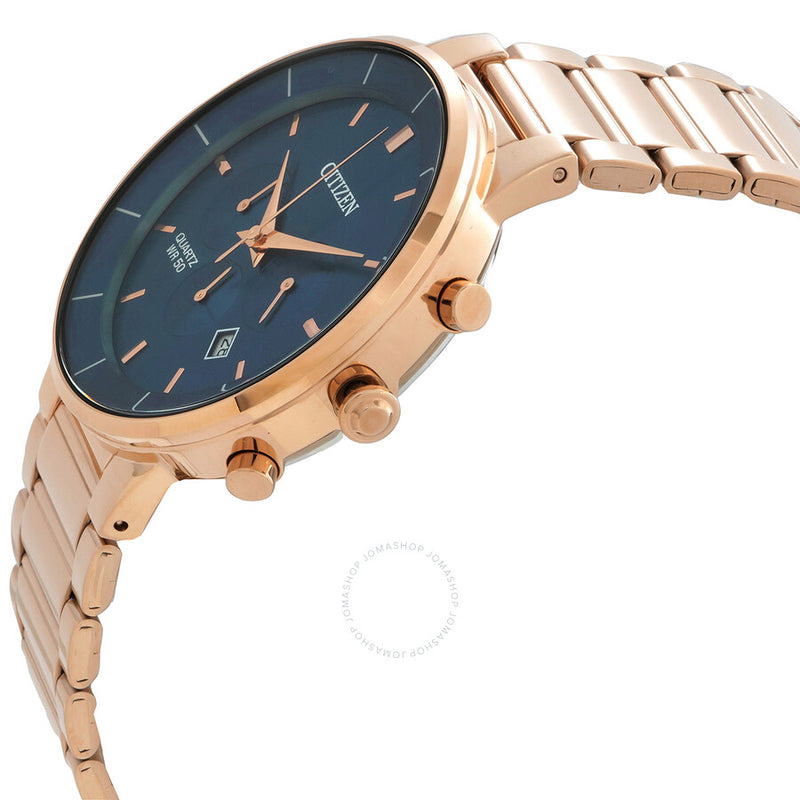 Citizen Chronograph Quartz Blue Dial Men's Watch AN8223-54L - The Watches Men & Co #2
