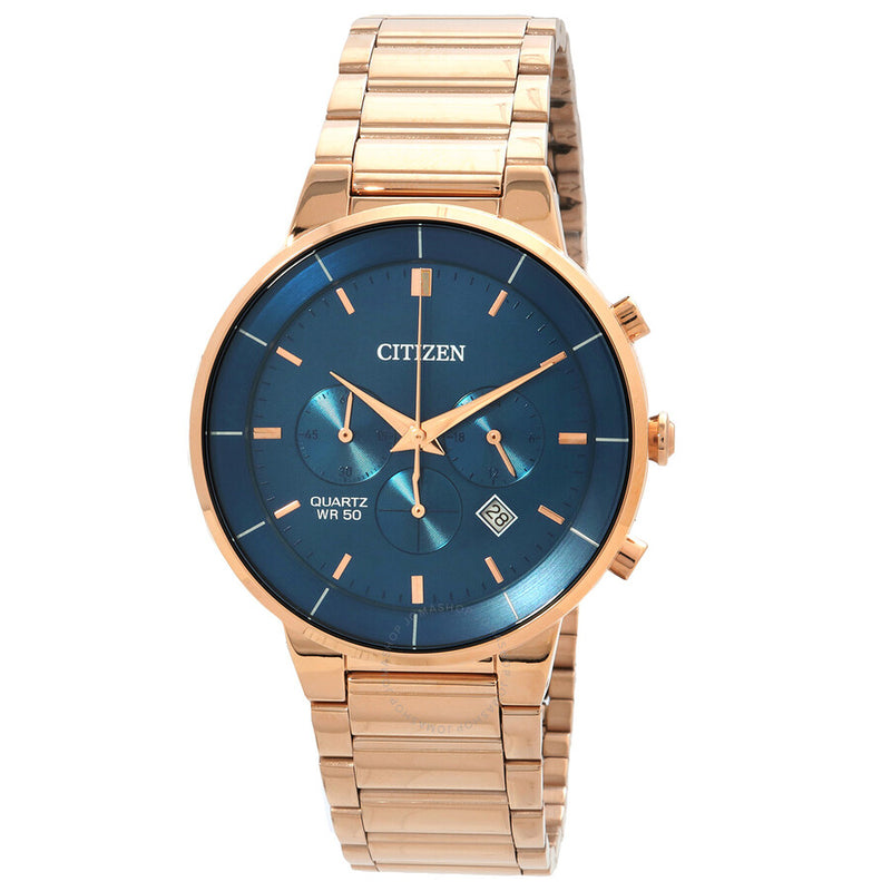 Citizen Chronograph Quartz Blue Dial Men's Watch AN8223-54L - The Watches Men & Co