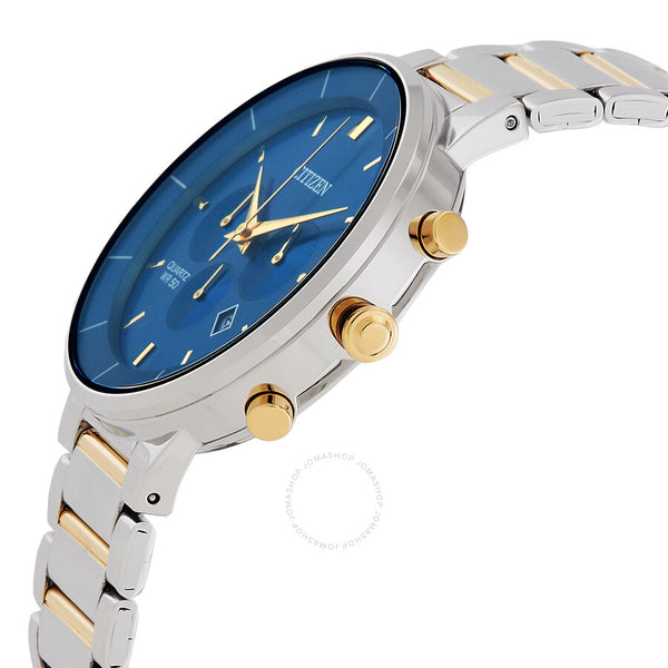 Citizen Chronograph Quartz Blue Dial Men's Watch AN8224-51L - The Watches Men & Co #2