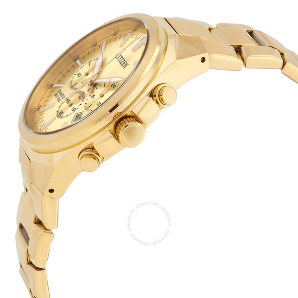Citizen Chronograph Quartz Gold Dial Men's Watch AN8172-53P - The Watches Men & Co #2
