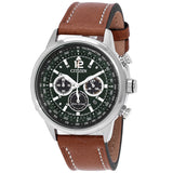 Citizen Chronograph Quartz Green Dial Men's Watch CA4470-15X - The Watches Men & Co
