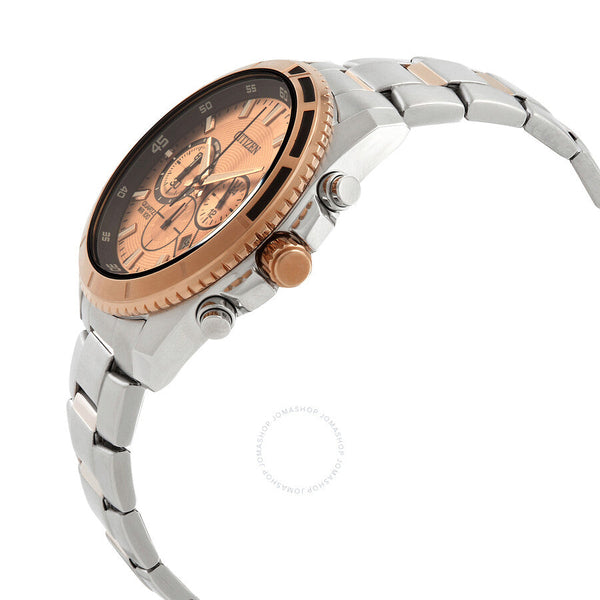 Citizen Chronograph Quartz Rose Gold Dial Men's Watch AN8204-59X - The Watches Men & Co #2