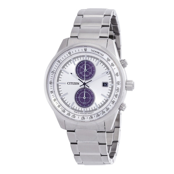 Citizen Chronograph Quartz Silver Dial Men's Watch CA7030-97A - The Watches Men & Co