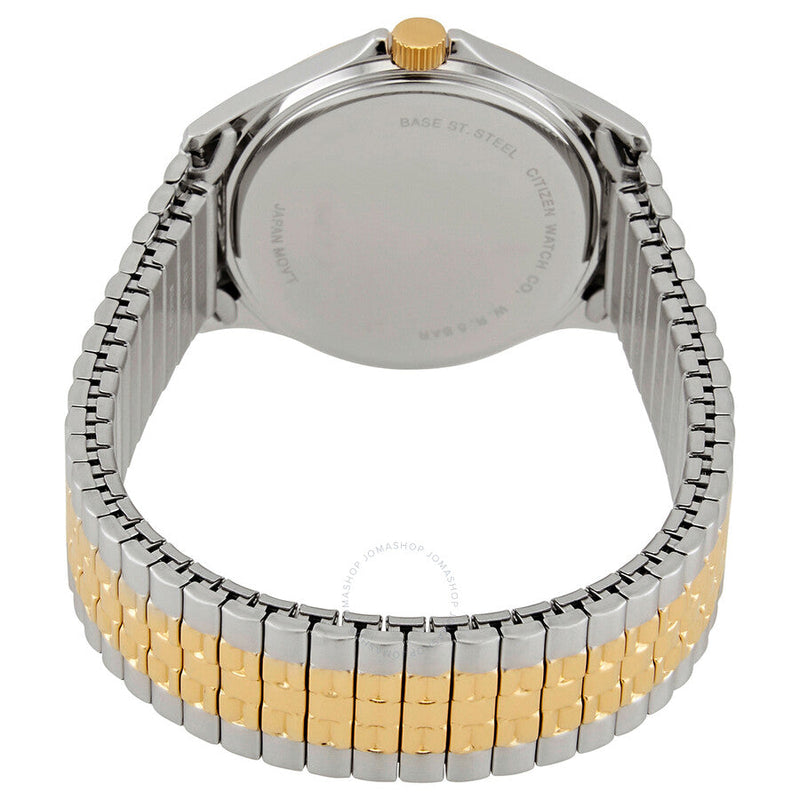 Citizen Chronograph Quartz White Dial Two-tone Men's Watch BF5004-93A - The Watches Men & Co #3