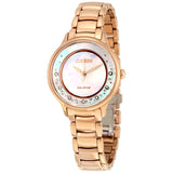 Citizen Circle of Time Eco-Drive Mother of Pearl Dial Ladies Watch EM0382-86D - The Watches Men & Co
