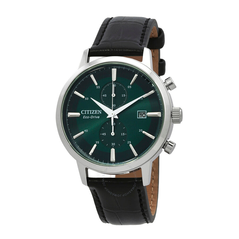 Citizen Core Collection Chronograph Quartz Green Dial Men's Watch CA7069-24X - The Watches Men & Co