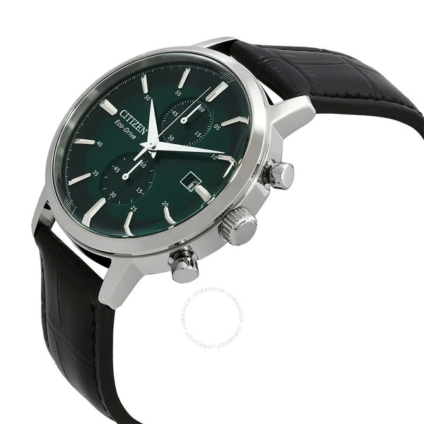 Citizen Core Collection Chronograph Quartz Green Dial Men's Watch CA7069-24X - The Watches Men & Co #2