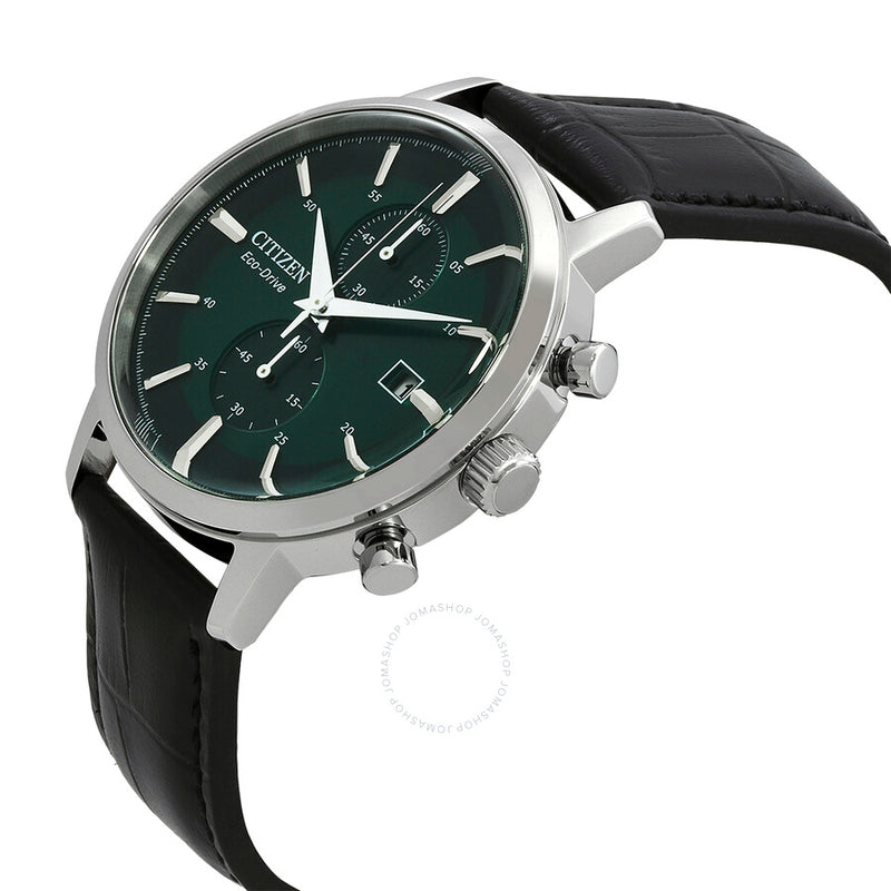 Citizen Core Collection Chronograph Quartz Green Dial Men's Watch CA7069-24X - The Watches Men & Co #2