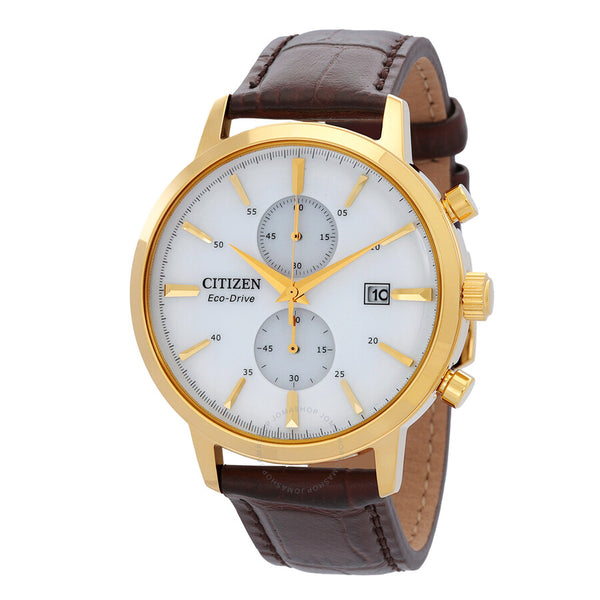 Citizen Core Collection Chronograph Quartz White Dial Men's Watch CA7062-15A - The Watches Men & Co