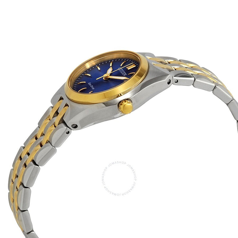 Citizen Corso Eco-Drive Blue Dial Two-tone Ladies Watch EW2294-53L - The Watches Men & Co #2