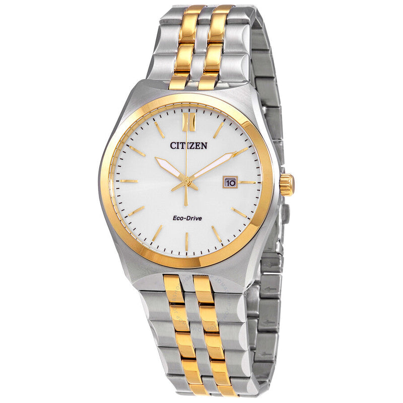 Citizen Corso White Dial Two-tone Men's Watch BM7334-58B - The Watches Men & Co