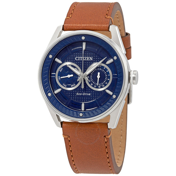 Citizen CTO Eco-Drive Navy Blue Dial Men's Watch BU4020-01L - The Watches Men & Co