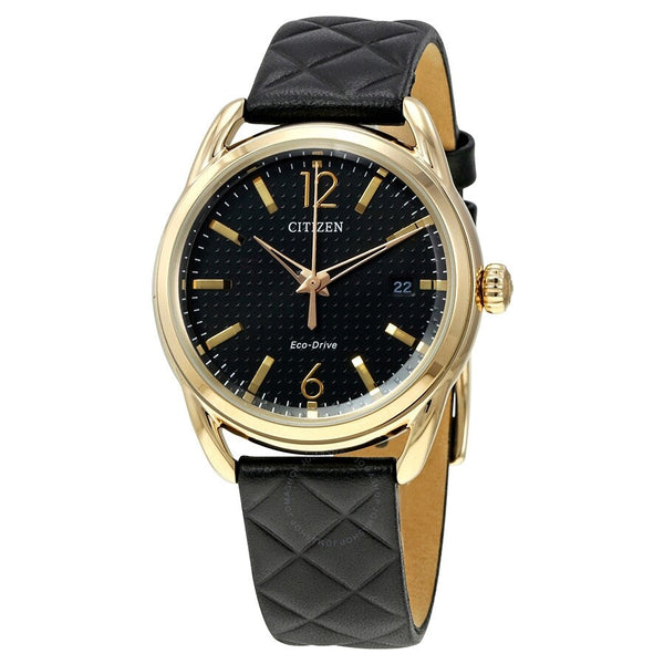 Citizen Drive Black Dial Ladies Watch FE6083-13E - The Watches Men & Co #3