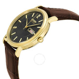 Citizen Eco Drive Black Dial Brown Leather Men's Watch BM8242-08E - The Watches Men & Co #2