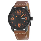 Citizen Eco Drive Black Dial Brown Leather Men's Watch BM8475-26E - The Watches Men & Co