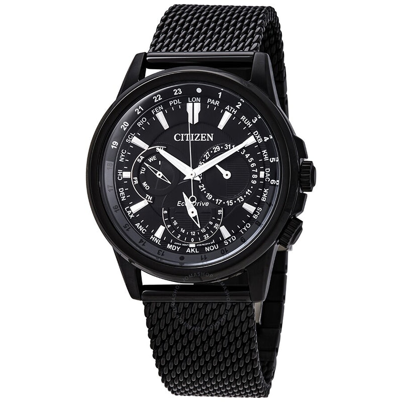 Citizen Eco-Drive Black Dial Men's Watch BU2025-76E - The Watches Men & Co
