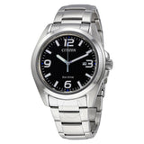 Citizen Eco-Drive Black Dial Stainless Steel Men's Watch AW1430-86E - The Watches Men & Co