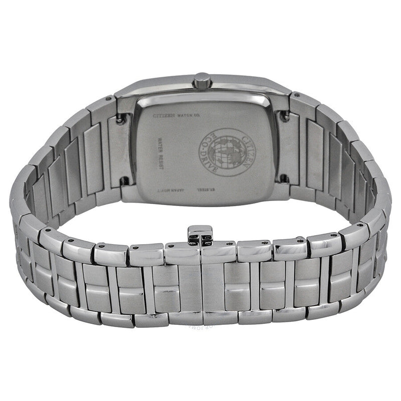 Citizen Eco Drive Black Dial Stainless Steel Men's Watch BM6550-58E - The Watches Men & Co #3