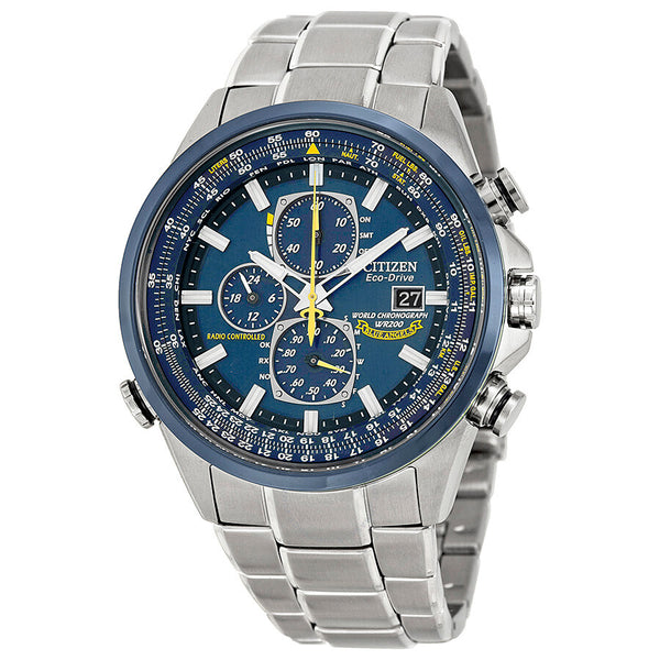 Citizen Eco Drive Blue Angels Chronograph Men's Watch AT8020-54L - The Watches Men & Co