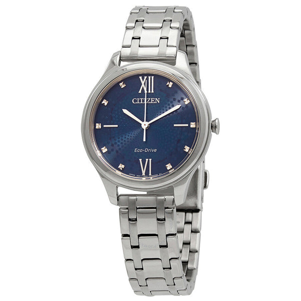 Citizen Eco-Drive Blue Dial Elegant Ladies Watch EM0500-73L - The Watches Men & Co