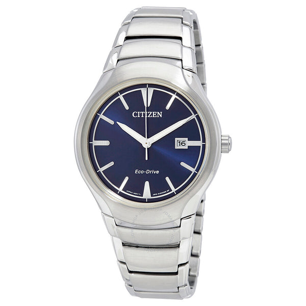 Citizen Eco-Drive Blue Dial Stainless Steel Men's Watch AW1550-50L - The Watches Men & Co