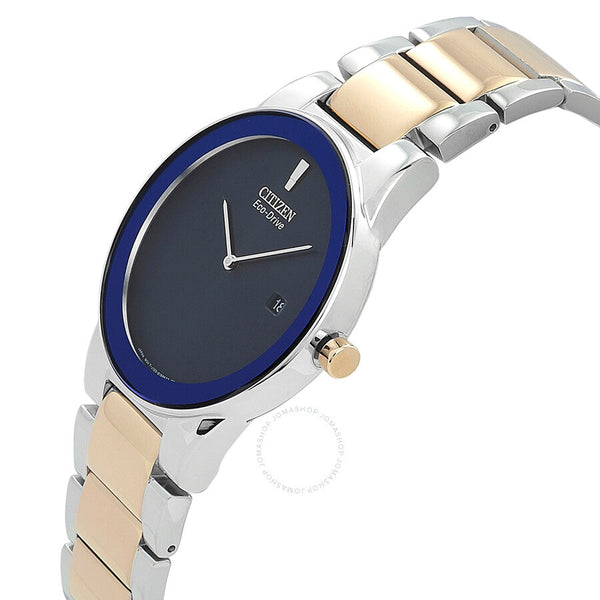 Citizen Eco-Drive Blue Dial Two-Tone Men's Watch AU1064-85L - The Watches Men & Co #2