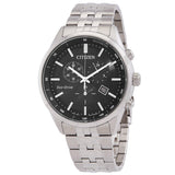 Citizen Eco-Drive Chronograph Black Dial Men's Watch AT2570-56E - The Watches Men & Co