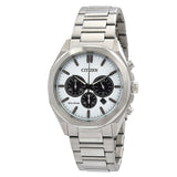 Citizen Eco-Drive Chronograph White Dial Men's Watch CA4590-81A - The Watches Men & Co