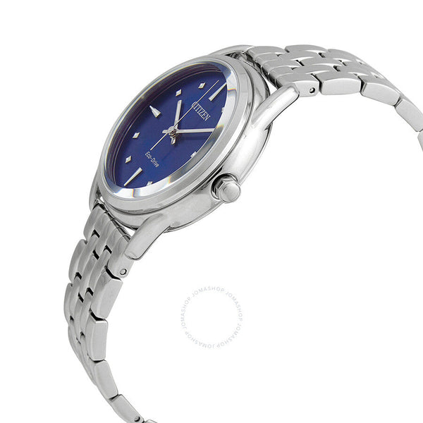 Citizen Eco-Drive Dress Classics Blue Dial Ladies Watch FE7090-55L - The Watches Men & Co #2
