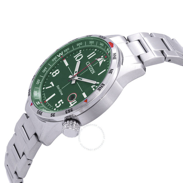 Citizen Eco-Drive Green Dial Men's Watch BM7551-84X - The Watches Men & Co #2