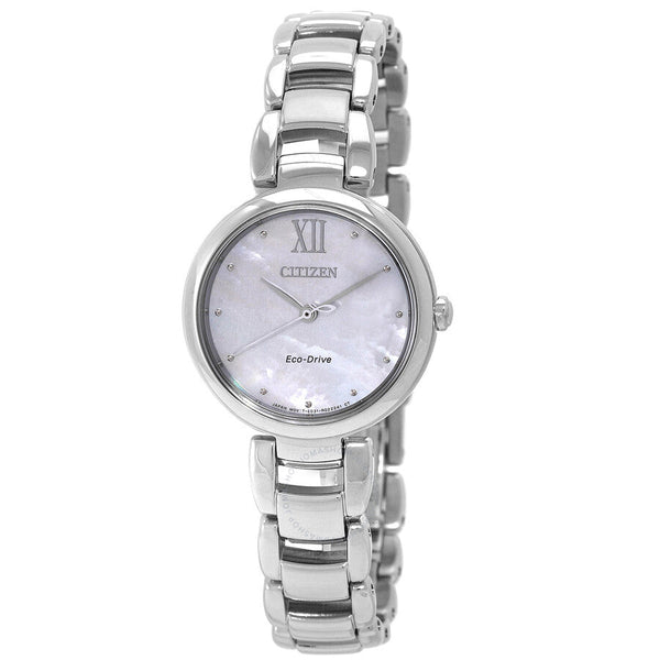 Citizen Eco-Drive Mother of Pearl Dial Ladies Watch EM0530-81D - The Watches Men & Co