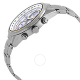 Citizen Eco-Drive Perpetual Alarm World Time Chronograph GMT White Dial Men's Watch AT8260-85A - The Watches Men & Co #2