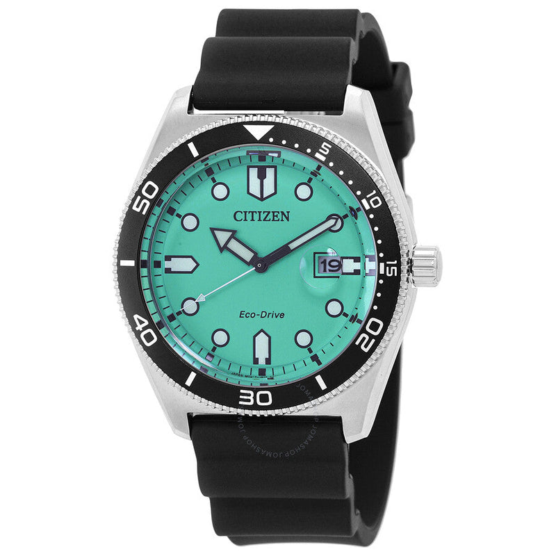 Citizen Eco-Drive Turquoise Dial Men's Watch AW1760-14X - The Watches Men & Co