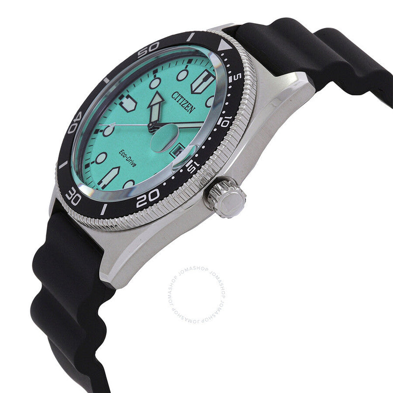 Citizen Eco-Drive Turquoise Dial Men's Watch AW1760-14X - The Watches Men & Co #2