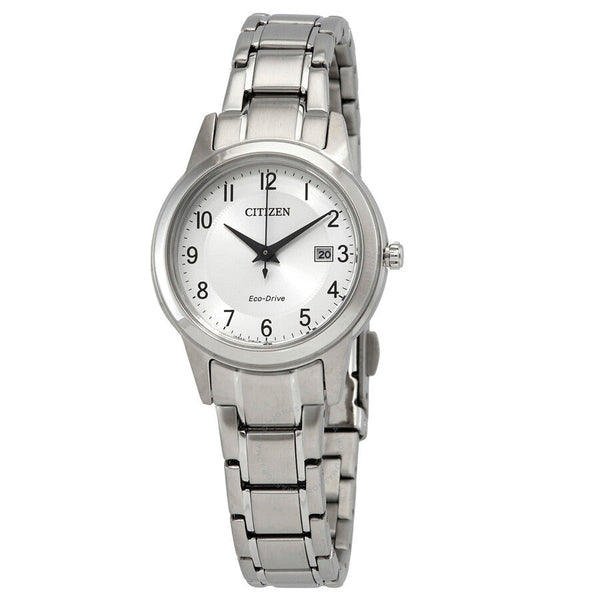 Citizen Eco-Drive White Dial Ladies Watch FE1081-59B - The Watches Men & Co