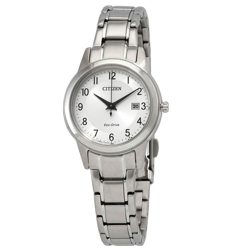 Citizen Eco-Drive White Dial Ladies Watch FE1081-59B - The Watches Men & Co