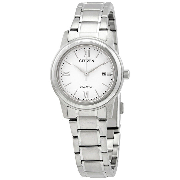 Citizen Eco-Drive White Dial Ladies Watch FE1220-89A - The Watches Men & Co