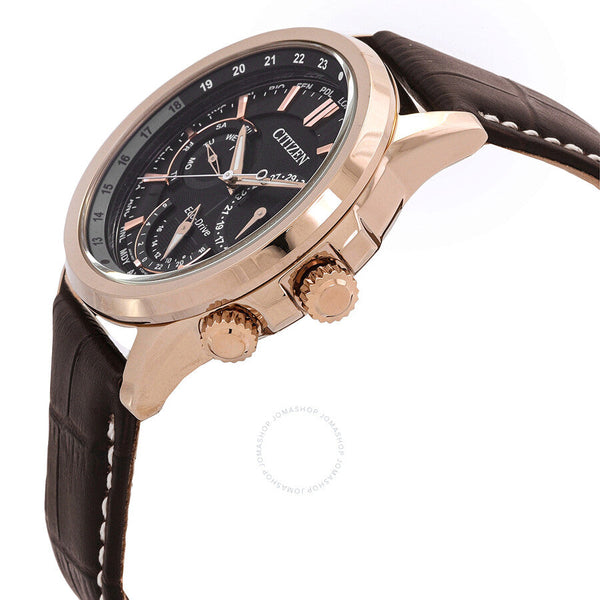 Citizen Eco-Drive World Time Chronograph Black Dial Men's Watch BU2023-12E - The Watches Men & Co #2